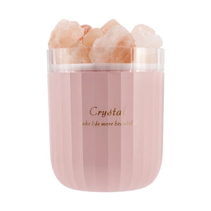EAS-Portable USB Air Humidifier Crystal Salt Stone Aroma Oil Diffuser For Home Decor Car Desktop Air Purifier Sprayer