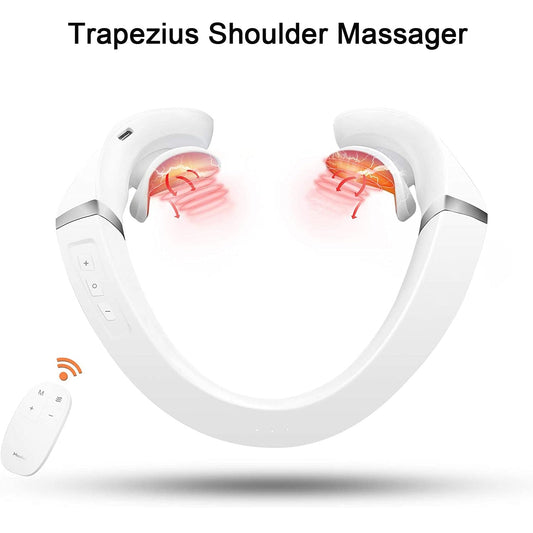 2022 New Neck Massager for Pain Relief Deep Tissue Trapezius Shoulder Massage Tissue Tens Neck Muscle Massage Apparatus The Royal Sail